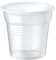 marketcaffe 1000 Bicchieri in Plastica da Caffè 80 ml - Set di 1000, Trasparente, Monouso, Resistenti e Pratici, Ideali per Uffici, Feste e Uso Quotidiano