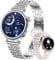 CIVO Smartwatch Damen Fitness Tracker: Silber Fitnessuhr Schrittzähler Wasserdicht - Rund Smart Watch mit Telefonfunktion Bluetooth Damenuhr Kompatibel Android iOS