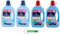 4x Testpaket Felce Azzurra Lavatrice Classico + Active Color,Flüssig Flüssigwaschmittel für die Waschmaschine Wirksam bei Kälte,32 Wäschen 1595ml + Beni Culinari Kostenloser Schlüsselanhänger