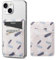 VULKIT Porte-Cartes de téléphone en Cuir Fin avec Fermeture adhésive RFID pour l'arrière du Smartphone