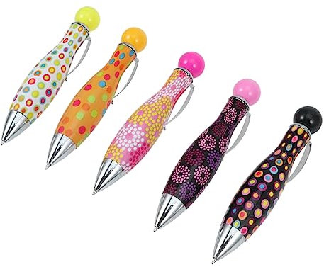 STOBOK Bowling-kugelschreiber-set 10-teilig Gepunktete Stifte Tinte Einziehbar und Bequem für Jungen und Mädchen
