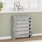 Générique Cache-radiateur Gris béton 78x20x82 cm Bois d'ingénierie,Accessoires pour radiateurs,10.4KG-852684