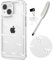 Knoowcase Case for iPhone 13, Cute Bowknot Pattern Clear Soft TPU Shockproof Phone Case for Women Girls, Slim Fit Silicone Bumper Shell Drop-Protection Transparent Cover for iPhone 13,White