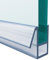 Shower Screen Seal Strip 4-6mm, Glass Shower Door Seal Strip, Vertical Shower Door Seal, Bath Shower Screen Seal, Shower Seal Strip, Bath Screen Seal Strip (4-6 mm丨straight, 2M)