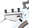 Rhinowalk Fahrradtasche, Fahrradrahmentasche, wasserdichte Fahrrad-Dreieckstasche, Fahrradtasche unter dem Schlauch, professionelles Fahrradzubehör 1,7L (M), Weiß