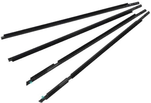 ZAPYVET Autotür-Gürtel-Zierleiste, for Prado 120 GX470 2003–2009 | 75711-60080 75712-60080 75721-60080 75722-60080 Türgummi-Dichtungsstreifen