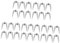 Milisten 30 Ensembles Six de Fourchettes Tournantes pour Poulet Accessoires de Cuisson Au Four et Au Barbecue Parfaits pour Grillades ou Entre