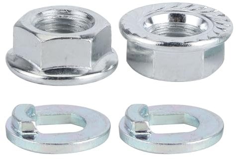 Ejoyous M365 PRO Scooter Nuts, Durable Steel Alloy Portable Lightweight Design for Electric Scooter Front Wheel Motor, Easy Install Detach with Gasket