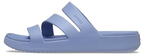 Crocs Damen Getaway Riemchensandalen, Blue Haze (blau), 8