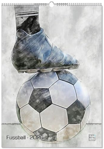 artboxONE Kalender 2026 Fussball Wandkalender A2 2026 Sport/Fußball