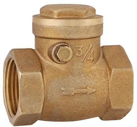 Duokon DN20-Innengewinde Messing Rückschlagklappe 232PSI Verhindert Wasserrückfluss 1St Einweg Wasserrückfluss,für Wasser, sehr langlebig und robust