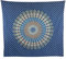 Freak Scene Meditationsdecke - Tagesdecke - Wandtuch - Mandala - blau - 215x235cm