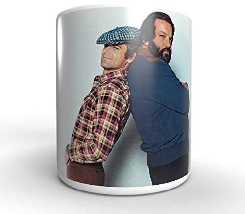 Terence Hill Zwei wie Pech und Schwefel Bud Spencer - Tasse rund (330ml)