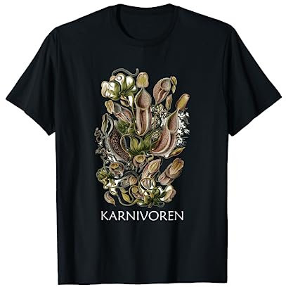 Fleischfressende Pflanze Venus Fliegenfalle Karnivoren T-Shirt