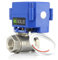 U.S. Solid 1/2 motorisierter Kugelhahn, Edelstahl, elektrischer Kugelhahn, stromlos offen, DN15 mit vollem port, 9–24 V AC/DC, 2 Drähte, automatische Rücklaufeinrichtung