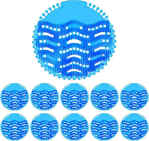Urinal Screens Deodorizer(10 pack), Urinal Cake, Anti-Splash & Odor Freshener, Scent Lasts for Up to 5000 Flushes –Ideal for Bathrooms, Restrooms, Office, Restaurants, Schools