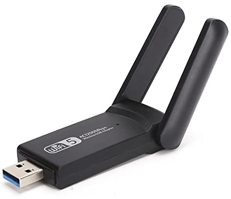 Dual Band Wirelss USB3.0 Netzwerkkarte, 1200Mbps Wireless Netzwerkkarte Wifi Dongle 2,4Ghz/5Ghz 802.11AC RTL8812BU Wifi Netzwerkkarte mit Antenne für Laptop Desktop