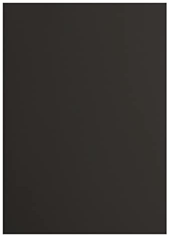 Vaessen Creative 2922-096 Florence Cardstock Papier, Schwarz, 200 Gramm/m², DIN A4, 100 Stück, Glatt, für Scrapbooking, Kartenherstellung, Stanzen und andere Papierbasteleien