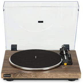 REKKORD Audio F300, Fortgeschrittener Vollautomatik Subchassis Plattenspieler mit AT91, Stirling Eiche