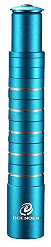 Bynccea Potence de Guidon Fourche Extenseur, Rallonge de Tige de vélo en Alliage d'aluminium 115mm 180mm 210mm pour VTT 1-1/8 28.6mm