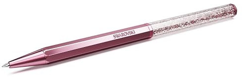 Swarovski Crystalline Kugelschreiber, Rosafarbener Stift mit Edlen Swarovski Kristallen