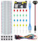 Youmile Breadboards Starter Kit for Arduino with 830 Point Breadboard, Breadboard Power Supply Module, Jump Wire, Multicolor LED Diode, Tactile Switch, USB Cable