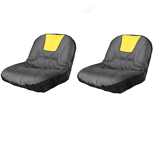 2 Stücke Rasenmäher Sitzbezug | Traktor Sitzbezug Wasserdicht | Sitzbezug Für Aufsitzrasenmäher, Sitzbezug Für Rasentraktoren Und Aufsitzmäher Schleppersitz, 600D Oxford Schonbezug Rutschschutz