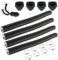 XQZMD 4 x 42 mm tubo di riscaldamento per auto, accessori per riscaldamento aria calda, tubo di sfiato aria diesel, 4 fori
