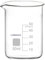 Labasics Glass Beaker, 1 Pack Borosilicate Glass Graduated Low Form Griffin Beaker with Pouring Spout Lab Beaker, 50 ml, High temperature resistance, Laboratory use