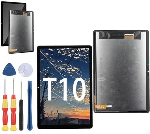 Yuxyiony Neuer LCD Bildschirm Ersatz für Doogee T10 Tablet LCD Display Touch Screen Reparaturteile mit Werkzeug.