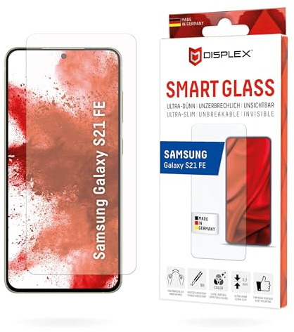 Schutzfolie mit Glasoberfläche für Galaxy S21 FE (9H), Made in Germany