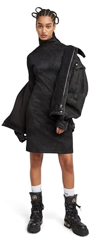 G-Star Damen Coated Rib Dress Casual Dress