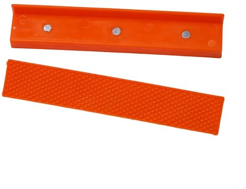 Drhomeam 1 Paar Schraubstock-Backenpads, 10,2 cm, 12,7 cm, 15,2 cm, magnetische Schraubstock-Backenabdeckungen, Protektoren mit Multi-Rillen-Design, weiche Backen für Schraubstock-Backenabdeckungen