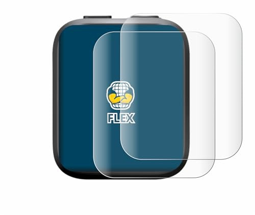 BROTECT Schutzfolie für Insta360 GPS preview remote | 2 Stück Transparenter Displayschutz Made in Germany Klare Full-Screen Folie Full-Cover 3D Curved Montage Kit