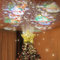 Weihnachtsbaumspitze – Rotierender Schneeflocken-Deckenprojektor, Baumspitzen-Licht, LED-verstellbar, 3D-Engel, Weihnachtsglitzer-Projektor für Weihnachten, Party, Urlaub, Innendekorationen (Engel und