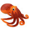 TOPLITHE Niedlicher Oktopus Plüsch, Lebensechter Oktopus Kuscheltier Tiefsee Kriechtier Spielzeug for Kinder Geburtstag (30CM/11IN)