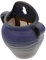 Yardwe Europäische Keramik Blumentöpfe Wand Pflanzgefäße Wand Pflanzenhalter Wandvase Balkon Blumentopf Wand Topf Wand Pflanzgefäße Wandvase Keramik Blau