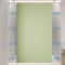 Momooda Tenda Doccia Magnetica Pieghevole Resistente con Ganci, Antispruzzo, Tenda da doccia Impermeabile Antimuffa in lino per il bagno, Verde mela, 80x200cm