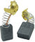 Lot de 2 balais de charbon pour marteau perforateur Hitachi DH26PB / DH 26 PB, TN 999038/999-038, 7 x 13 x 17 mm