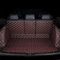 FFSWQAZ4A1 Auto Leder Kofferraummatte für Jaguar F-PACE 2021 2022 2023, Allwetter Kofferraumwanne, Cargo Teppich, Kratzfeste Kofferraumschutzmatte,Coffee