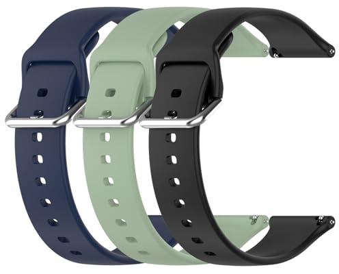 Chofit Ersatz-Uhrenarmbänder, kompatibel mit DDXCAW P2/AcclaFit P5, weiches Sport-Silikon-Armband für P5/P2 Smartwatch, 3 Stück