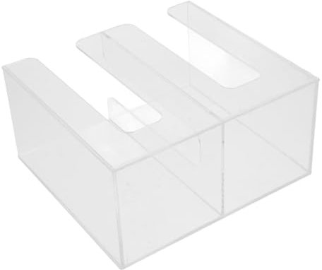 BESTYASH Portabicchieri Multifunzionale Trasparente per Dispenser Tazze per Bar e Negozi Tè Latte Design con Scomparti