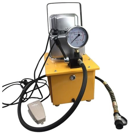 Pompe hydraulique électrique 700 bars 7 L, commande manuelle à simple effet, 750 W