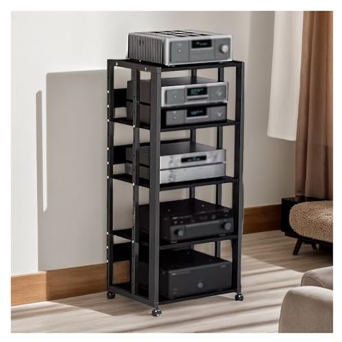 XRSMOU Corner Shelf,Record Player Stand,Audio Video Game Console Display Cabinet,Organizer Component Storage Unit,For Room