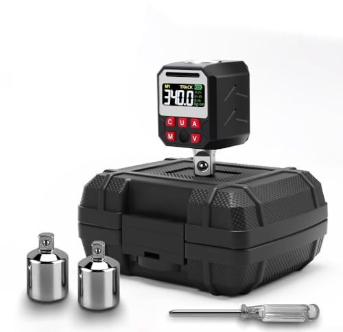 Adaptateur de clé dynamométrique numérique, adaptateur de contrôle de couple, écran numérique pour l'entretien automobile (17–340 nm)