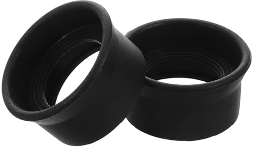 Suixtil Gummi Okularschutzkappen 2 Stück - Augenmuscheln für Ferngläser, Mikroskope & Teleskope mit 31-33mm Außendurchmesser - Blendfreier Augenschutz, Einfach Montierbar & Langlebig