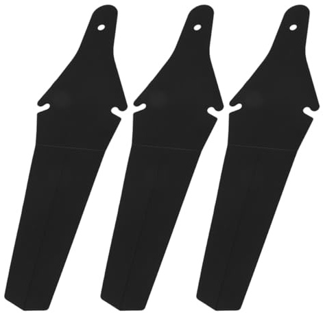 NESTINGHO 3 Stück-Pack Fahrradschutzbleche aus Kunststoff für Mountainbike und Rennrad Kompatibel Einfache Montage Vorderer und Hinterer Schmutzfänger für Mountainbiker