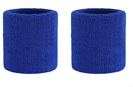 ONUPGO Stirnband Sport Schweißbänder Armbänder Frottee Gestreiftes Stirnband/Handgelenkband Set Sportliche Übung Basketball Stirnbänder Feuchtigkeitsableitendes Schweißabsorbierendes Stirnband