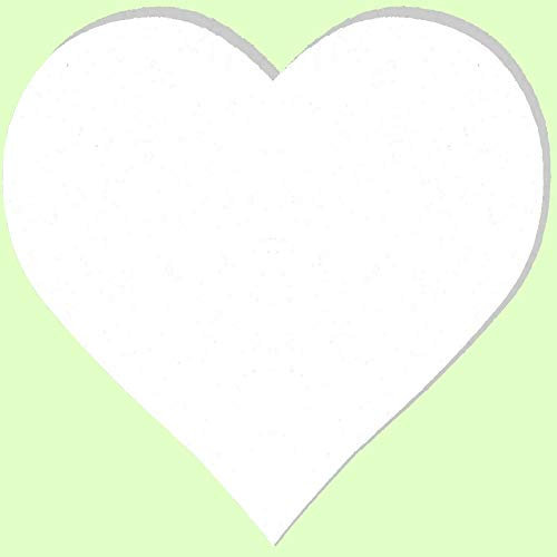 Keilrahmen Herz, Herzkeilrahmen, Herzform, 50cm, 100% Baumwolle, 300g/m²