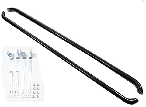 J&J AUTOMOTIVE | Tubes Marche-Pieds Latéraux Marche Pieds Compatible avec Transporter T5 Swb 2003-2015, 2 pcs D+G, d'installation et de Fixation